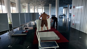 Foto - Prace organizacyjne przy XXII OWF